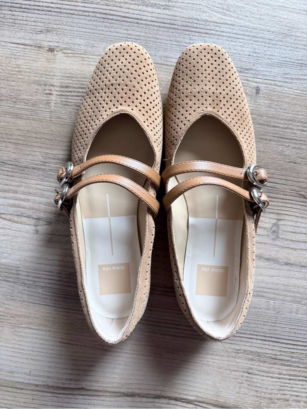 Dolce Vita Baylee Double Strap Mary Jane Flats women’s size 7.5